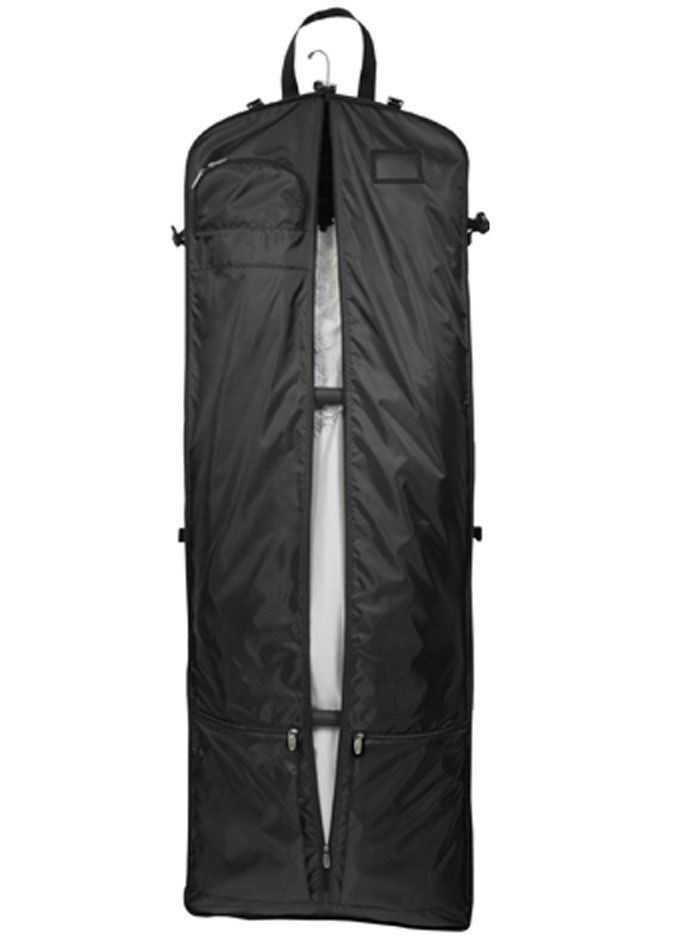 Vestment Garment Bag Priest Robe Bag Extra Capacity 66 Long with 4 Gusset Cassock and Albs Protection Nylon Black Waterproof Clergy Bag by Tuva Inc. 